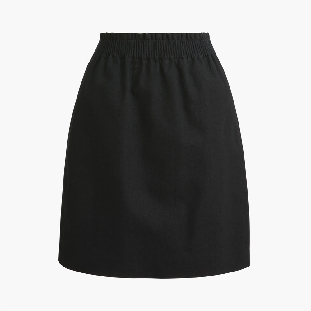 J. Crew Factory linen cotton blend city skirt